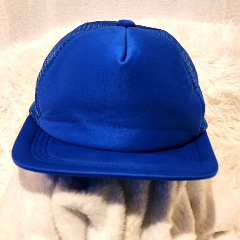 Blue Hat/ Cap/Adjustable Size/ No Tag/used   once